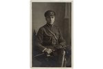 fotogrāfija, Latvijas armija, virsnieks, Latvija, 20. gs. 20-30tie g., 13.6 x 8.7 cm...