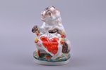 figurine, Bear mother with a cradle, porcelain, USSR, LFZ - Lomonosov porcelain factory, molder - Ch...