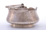 candy-bowl, silver, Russian Art Nouveau, 84 standard, 186.90 g, engraving, Ø 11.6 cm, by I.Prokofyev...