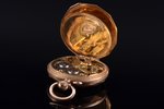 women's corsage watch, gold, 585, 14 K standart, 17.73 g, 3.5 x 2.9 cm, Ø 29 mm...