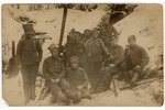 fotogrāfija, kareivju grupa, 4 Jura krusti, Latviešu Strēlnieku bataljons, Krievijas impērija, 8.8 x...