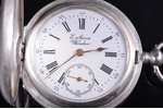 карманные часы, "E. Asnis", Wenden, заказные, Российская империя, серебро, 84, 875 проба, 76.02 г, 5...