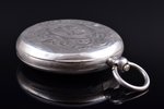 pocket watch, "E. Asnis", Wenden, made to order, Russia, silver, 84, 875 standart, 76.02 g, 5.75 x 4...