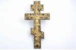 krusts, Kristus Krustā Sišana, vara sakausējuma, 2-krāsu emalja, Krievijas impērija, 19. un 20. gads...