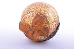подвесное пасхальное яйцо; яйцо с изображением государственного герба, без пасхального внутреннего с...