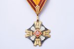 The Order of the Lithuanian Grand Duke Gediminas, 2nd class, silver, enamel, Lithuania, 90-ies of 20...