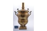 samovar, Europe, 52.5 cm, weight 4600 g, the base is pressed in, with a crack...