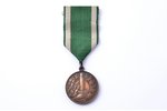 медаль, Aizsargi (Защитники), За усердие, Латвия, 20е-30е годы 20го века, 32.4 x 28.2 мм...