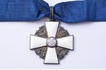 order, Order of the White Rose, silver, enamel, 830 standard, Finland, 55.2 x 50 mm, in a case...