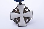 order, Order of the White Rose, silver, enamel, 830 standard, Finland, 55.2 x 50 mm, in a case...