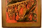 icon, The Resurrection of Christ and Descent into Hades; painted on gold, board, painting, guilding,...