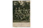 photography, group of officers, Russia, beginning of 20th cent., 13,4x8,6 cm...