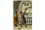 открытка, Российская империя, начало 20-го века, 14x9 см...
