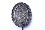badge, 300 year anniversary of the city of Liepāja, Latvia, 1925, 25.1 x 20.4 mm...