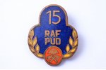 badge, RAF PUD 15, 28.5 x 23.1 mm...