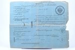 документ, паспорт, Российская империя, 1901 г., 23.8 x 29.9 см...