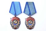 комплект, 2 ордена Трудового Красного Знамени, № 598027, № 620442, СССР...