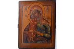 ikona, Dievmāte, Pazudušo Uzmeklēšana, dēlis, gleznojums, Krievijas impērija, 29.8 x 23.3 x 2.2 cm...