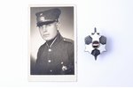знак, фотография, 1-й Лиепайский пехотный полк, серебро, Латвия, 20е-30е годы 20го века, 56.6 x 38.3...