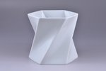 vase, porcelain, Rosenthal, shape by Jan van der Vaart, Germany, the 2nd half of the 20th cent., h 1...