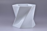 vase, porcelain, Rosenthal, shape by Jan van der Vaart, Germany, the 2nd half of the 20th cent., h 1...