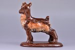 figurine, Lamb, ceramics, Lithuania, USSR, Kaunas industrial complex "Daile", the 50-60ies of 20th c...