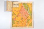 karte, Jelgavas plāns, ar vēsturisku aprakstu, Latvija, 17.5 x 11.1 cm, izdevējs: A. Ošiņš un P. Man...