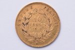 10 francs, 1855, A, gold, France, 3.20 g, Ø 19 mm, XF, VF...