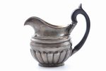 cream jug, silver, 84 standard, total weight of item 143.05, gilding, h 13 cm, 1825, Moscow, Russia...