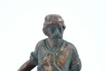 statuete, "Kalējs", bronza, h 11.8 cm, svars 590.05 g....