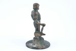 figurine, "Blacksmith", bronze, h 11.8 cm, weight 590.05 g....