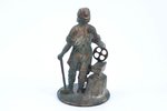 figurine, "Blacksmith", bronze, h 11.8 cm, weight 590.05 g....