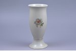 vase, decal, porcelain, M.S. Kuznetsov manufactory, Riga (Latvia), 1937-1940, h 15.5 cm, third grade...