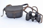 binoculars, G. Rodenstock, Germany, the 40ies of 20th cent., in a case...