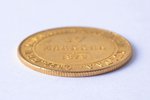 10 марок, 1879 г., S, золото, Российская империя, Финляндия, 3.22 г, Ø 19.1 мм, AU...