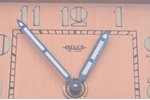 travel clock, "Jaeger", Switzerland, 8.5 x 5.7 x 2.1 cm...