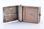 ceļojuma pulkstenis, "Jaeger", Šveice, 8.5 x 5.7 x 2.1 cm...