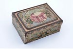 box, Ufa honeycomb, metal, Russia, the end of the 19th century, 5 x 14 x 10.5 cm...