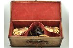 a set, naval medical officer's epaulets and belt, Italy, in a box, box size 53 x 21 x 21.5 cm...