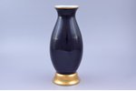 vase, porcelain, J.K. Jessen manufactory, Riga (Latvia), 1933-1935, h 22.5 cm, premium (GOLD MARK) g...