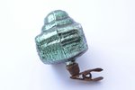 Christmas tree toy, "Tank", Third Reich, Germany, the 30-40ties of 20th cent., 6.3 x 6.8 x 4.1 cm...