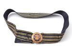 officer's belt, Latvian Army, lenghth 107 cm, Latvia, the 20-30ties of 20th cent....