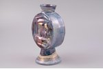 vase, porcelain, sculpture's work, by L. Agadzhanyan, Riga (Latvia), USSR, 15.5 cm...