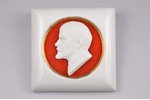 paper press, Lenin's profile, porcelain, State porcelain manufacture (LFZ), hand-painted, shape by D...