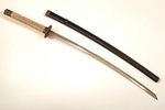 samuraju zobens, kopējais garums 105 cm, asmeņa garums 75.5 cm, Japāna...