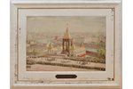 "Открытие памятника Императору Александру II", жесть, олеография, 42 x 53.5 см...
