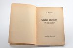 Jānis Akuraters, "Saules Gredzens", AUTOGRAPH, 1911, “Dzirciemnieku” izdevums, Riga, 46 pages, 21.5x...