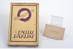Emīls Dārziņš, "Emīļa Dārziņa 20 gadu aizmūža piemiņai", komplektā ar E. Dārziņa vizītkarti, edited...