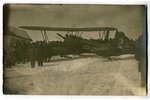 photography, airplane Po-2, USSR, 20-30ties of 20th cent., 13,8x8,8 cm...