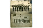 фотография, 2 шт., лыжники, Российская империя, начало 20-го века, 13,8x8,8 см...